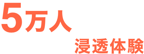 5万人の頭皮データから生まれた高密着泡浸透体験