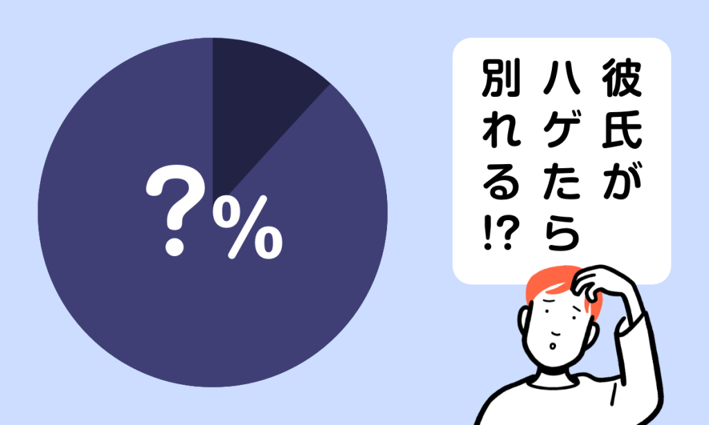 【男性必見】彼氏がはげてきた！○%の女性が別れを決意？リアルな心情やはげ対策を紹介