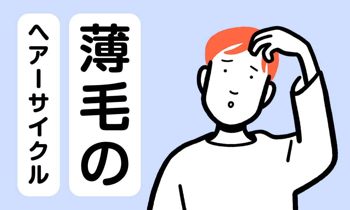 薄毛の原因はヘアーサイクルの乱れから？詳しくご紹介！